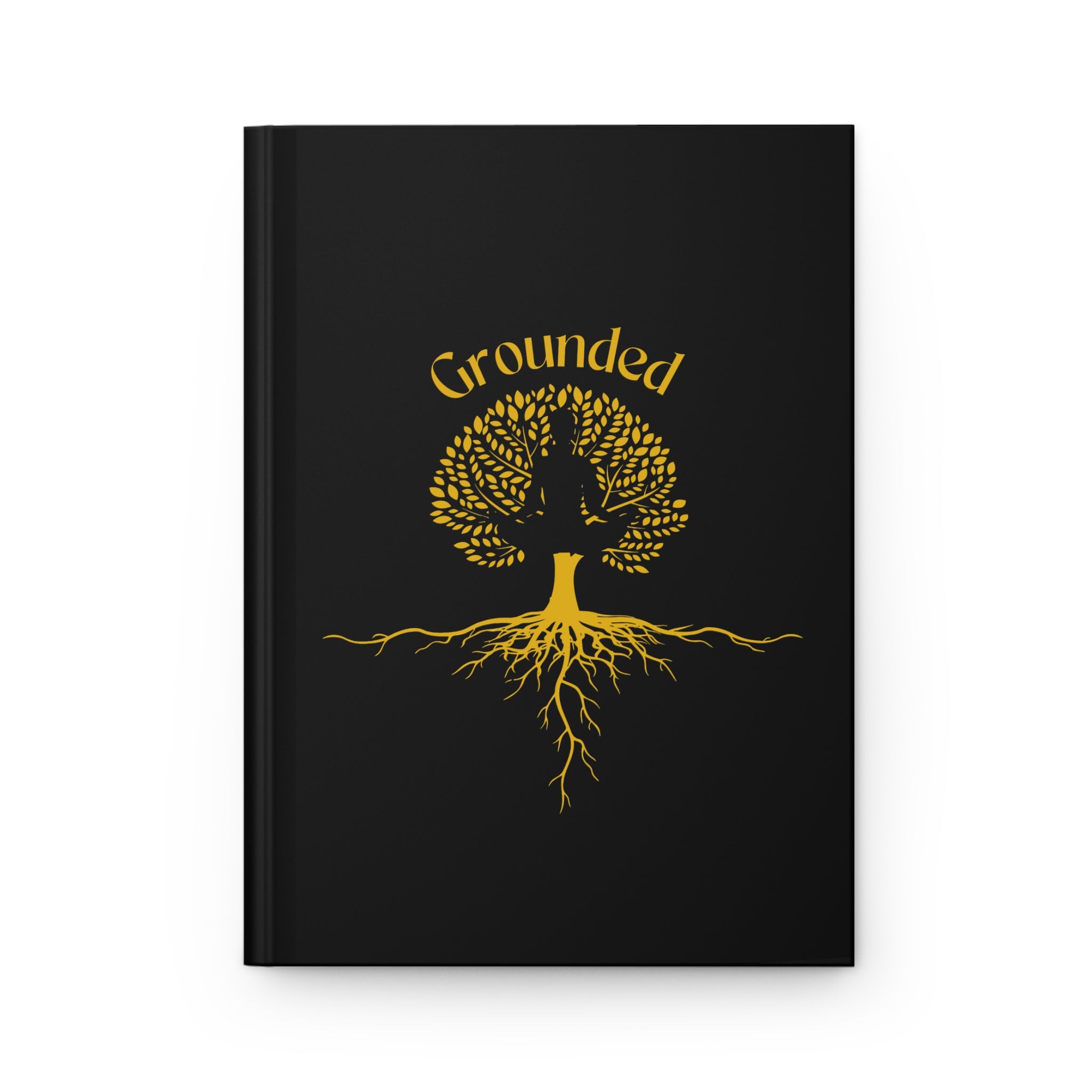 Grounded Hardcover Journal - Inspirational Notebook, Gift for Writers, Creative Journal, Daily Planner, Self-Reflection Diary