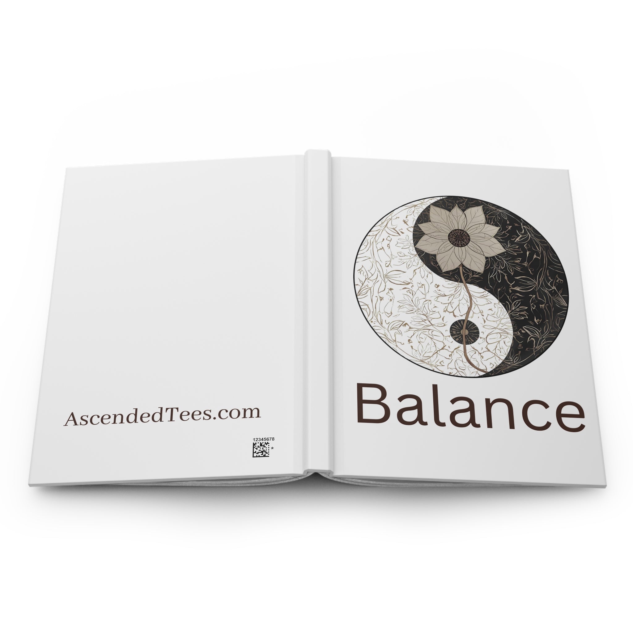 Balance Hardcover Journal - Inspirational Notebook, Gift for Writers, Creative Journal, Daily Planner, Self-Reflection Diary