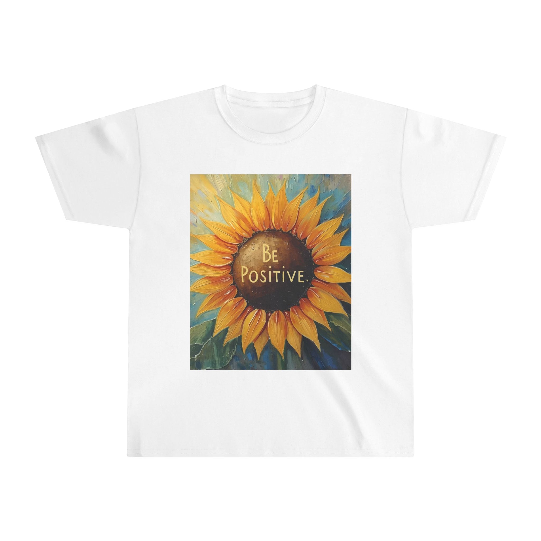 Youth Sunflower Positive Vibes Tee - Ascended Tees