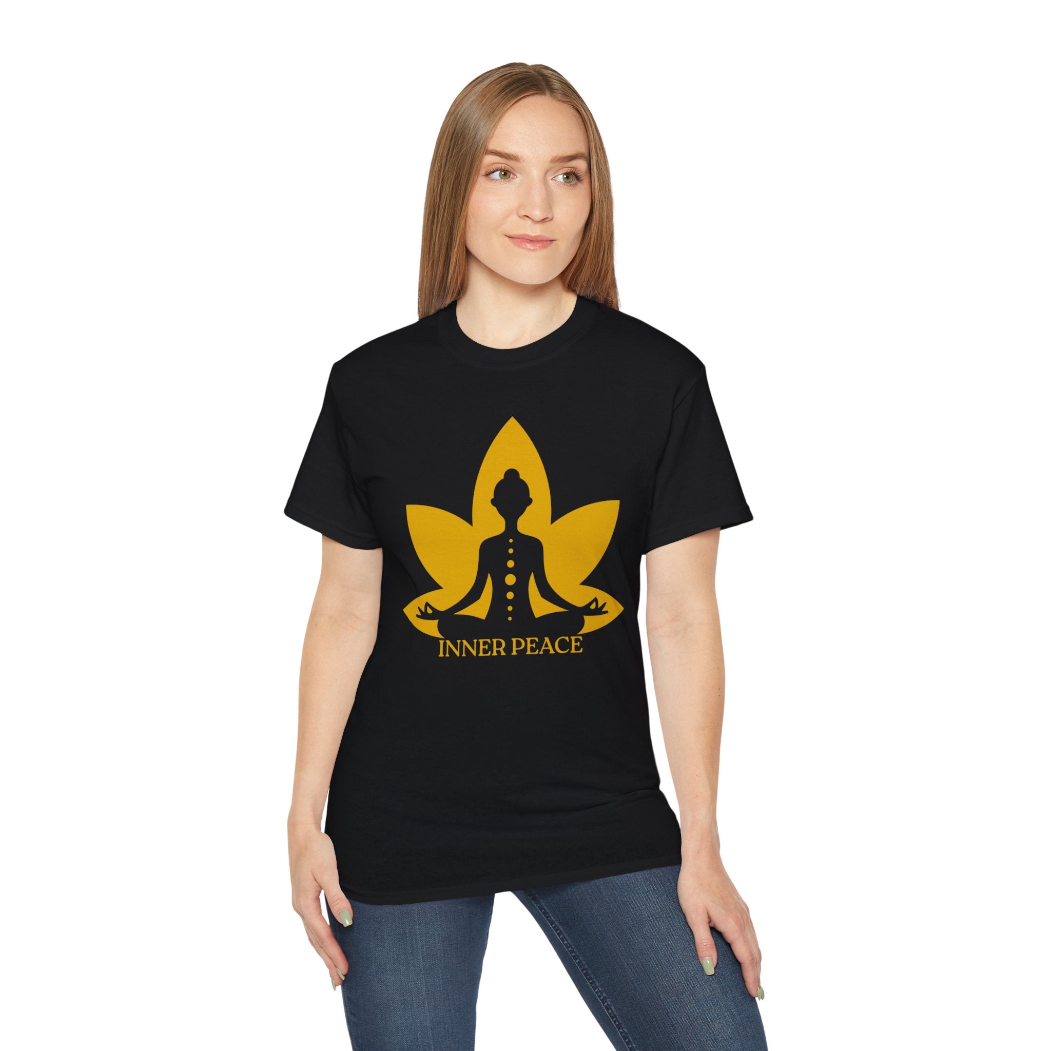 Meditation Inspired Unisex Tee - Inner Peace T-Shirt - Ascended Tees