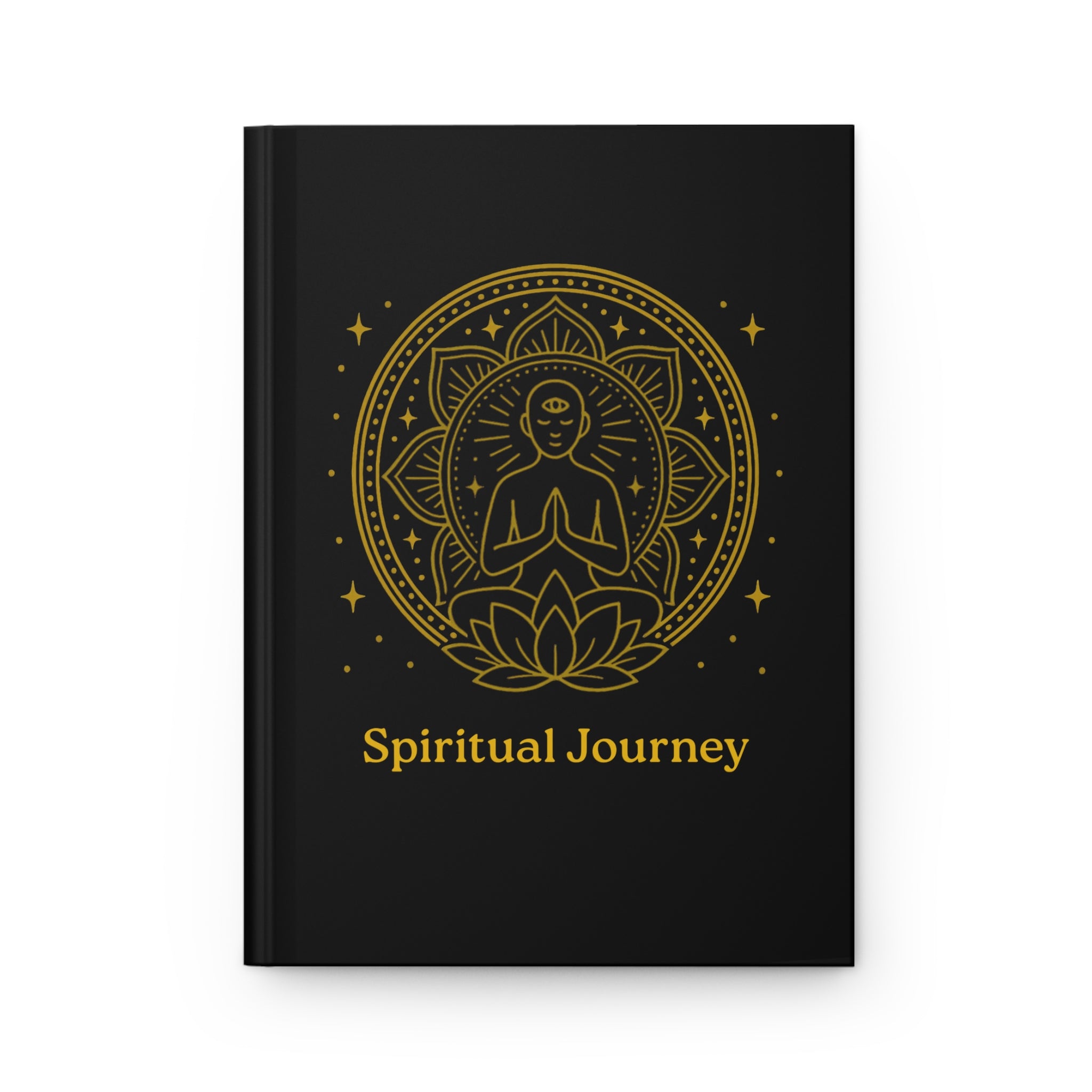 Spiritual Journey Hardcover Journal, Meditation Journal, Mindfulness Notebook, Self-Discovery Diary