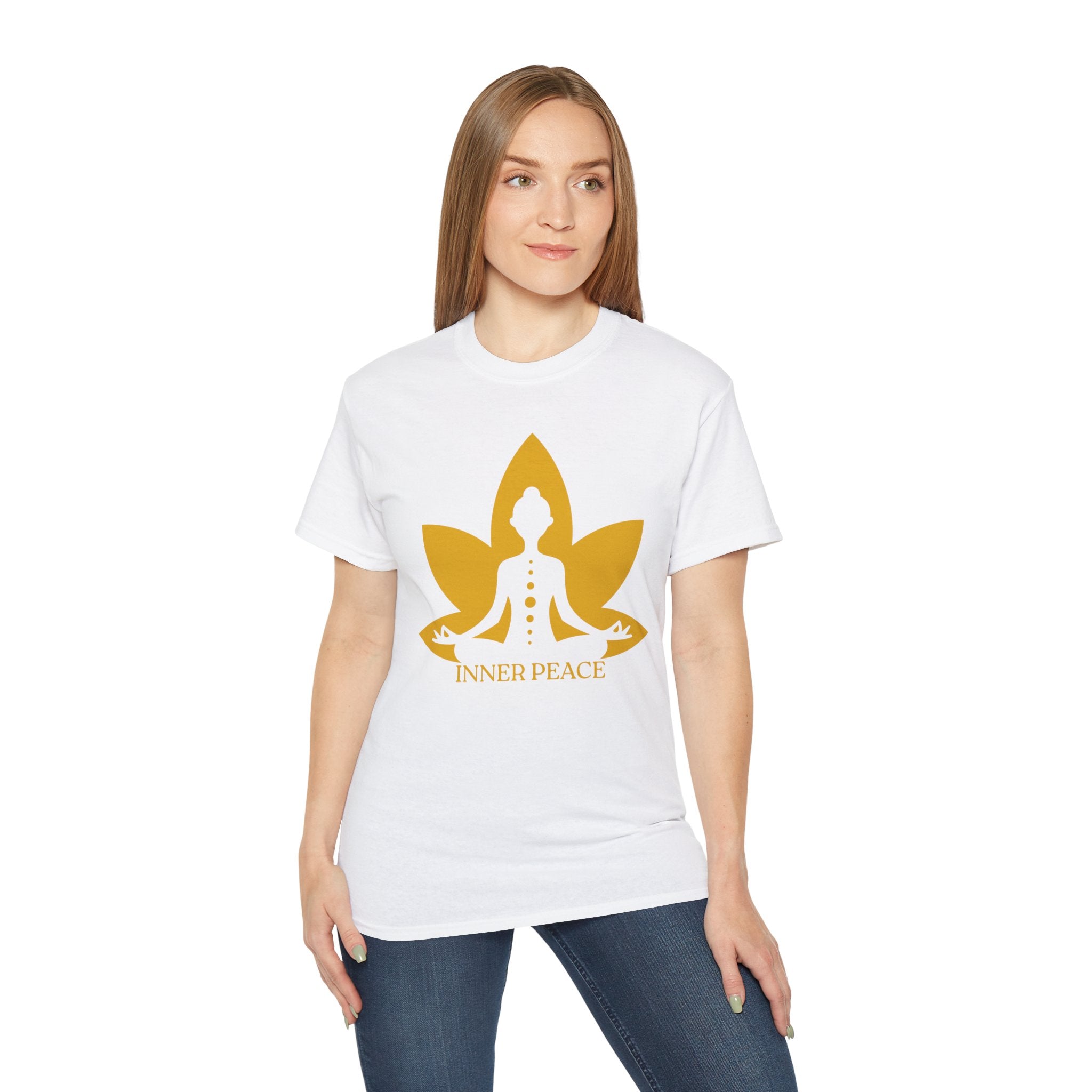 Meditation Inspired Unisex Tee - Inner Peace T-Shirt - Ascended Tees
