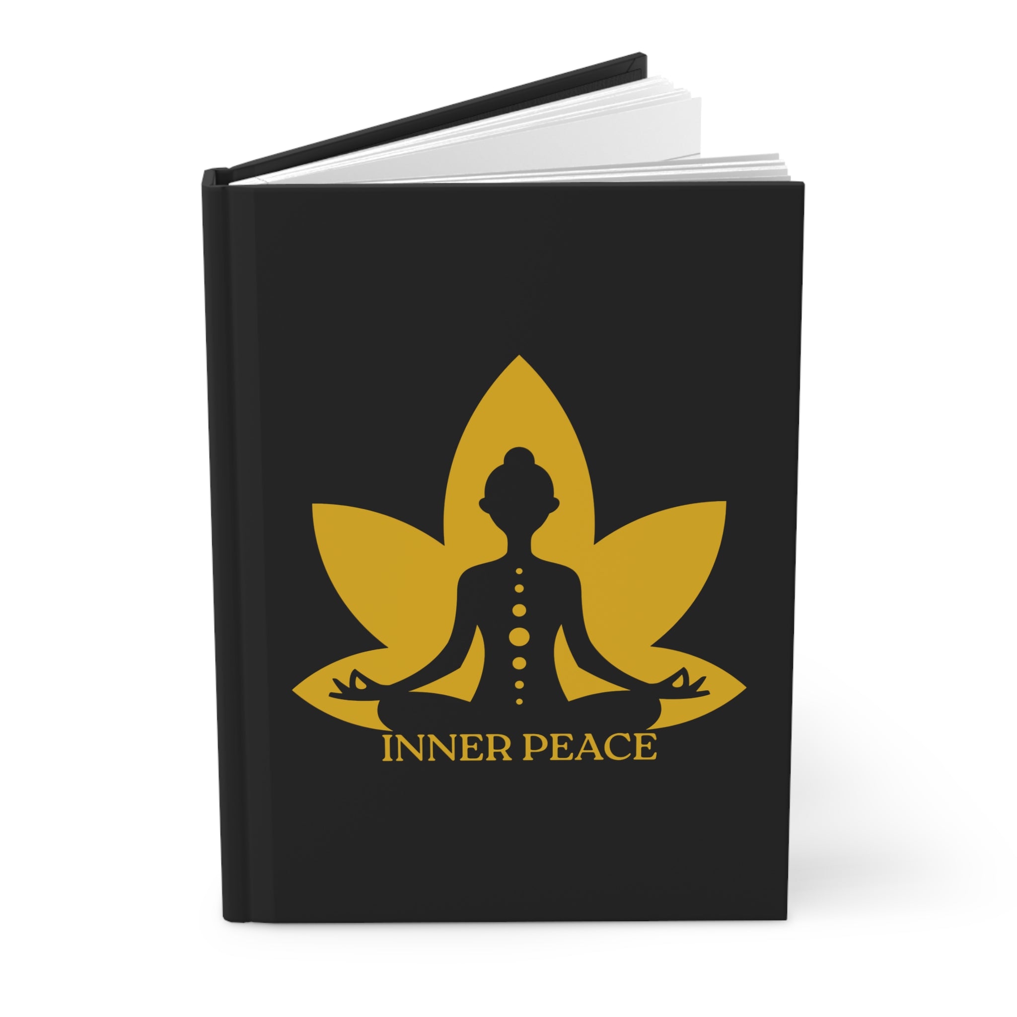 Inner Peace Hardcover Journal - Meditation Notebook, Mindfulness Journal, Self-Care Gift, Inspirational Writing, Yoga Diary