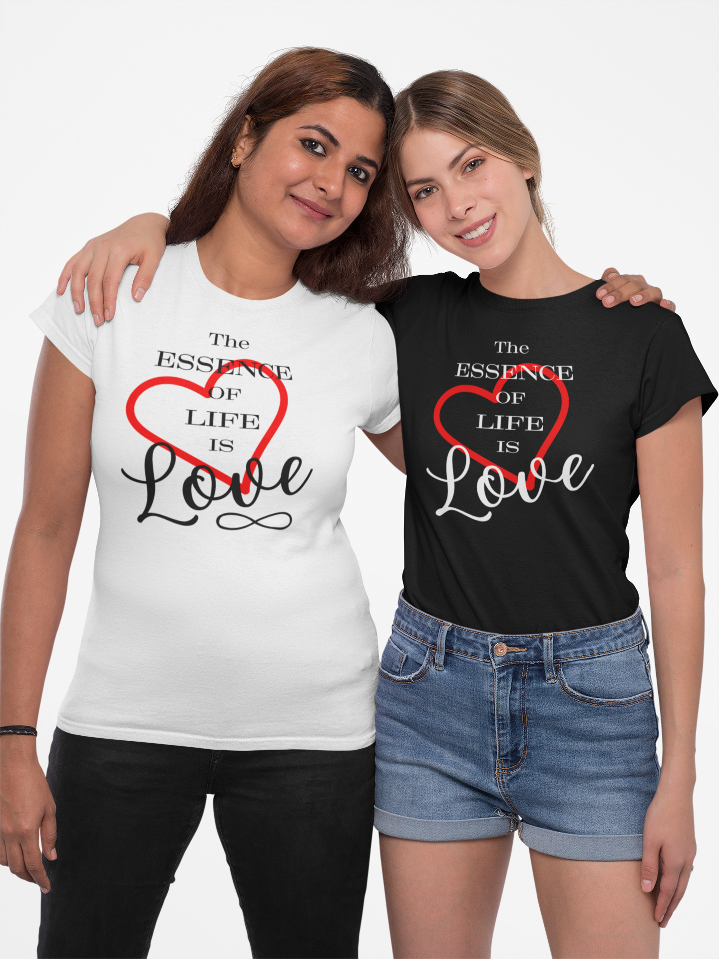 Women's Tee - The Essence of Life is Love