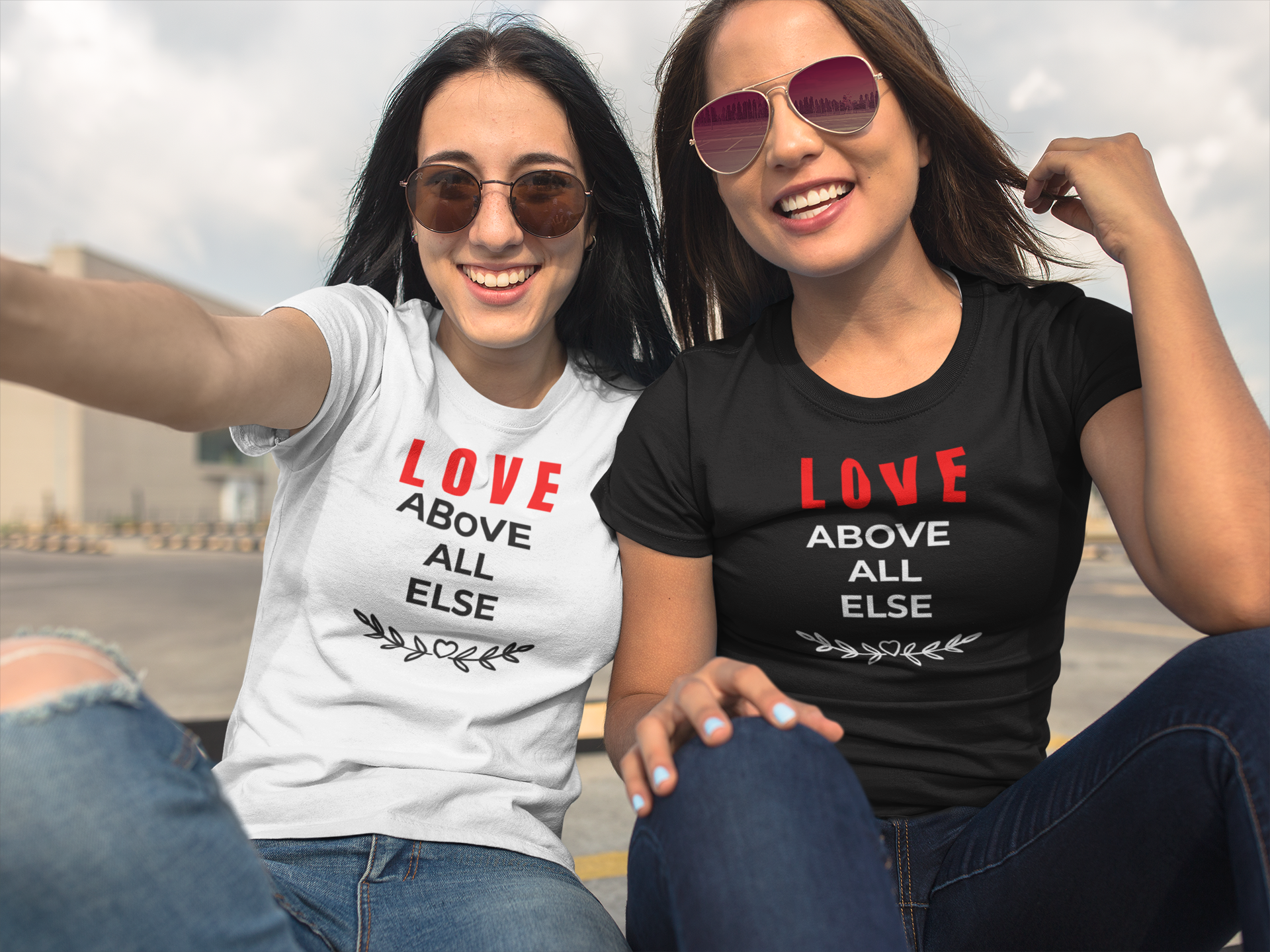 Women's Tee Love Above All Else