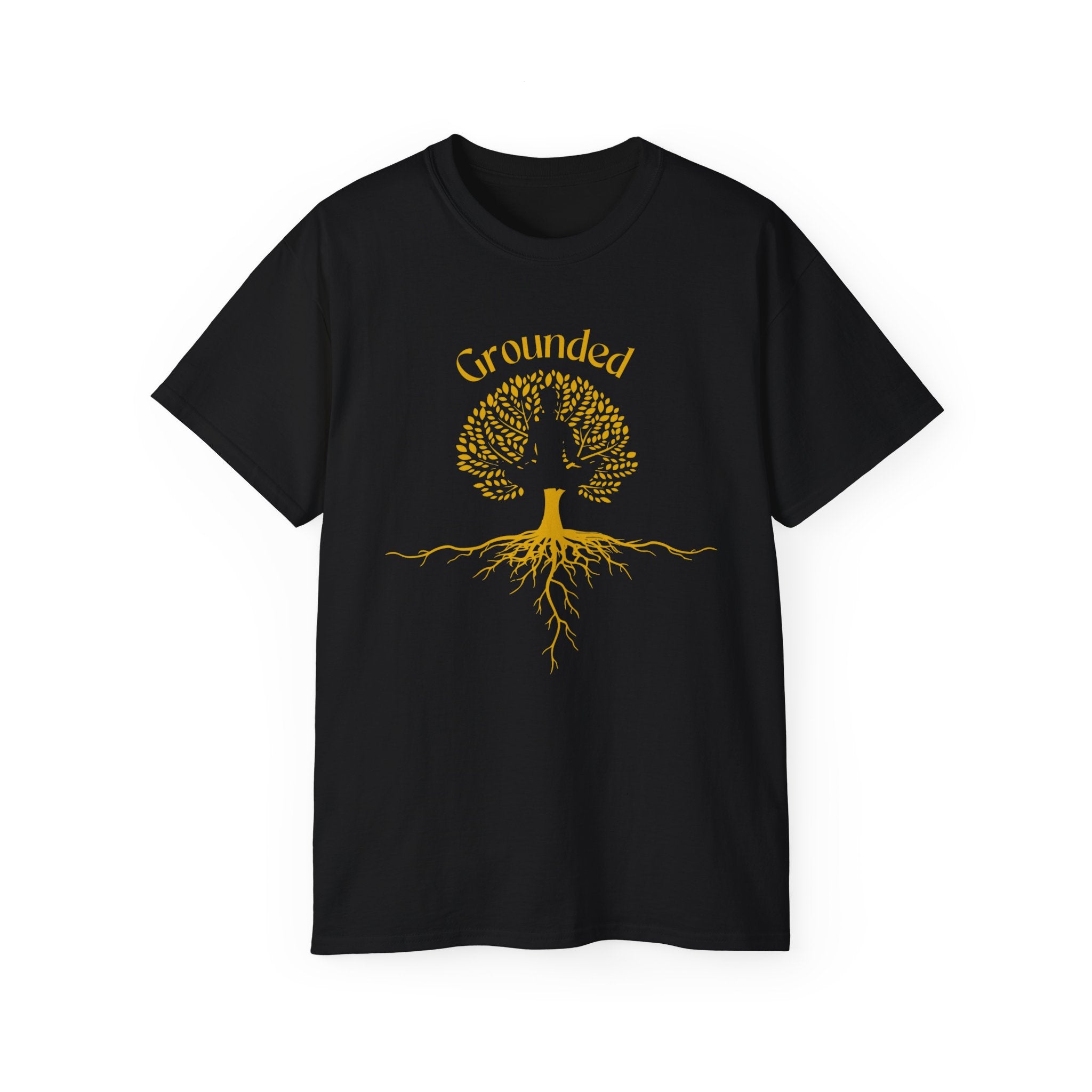 Grounded Unisex Tee - Mindfulness & Relaxation Wear - Ascended Tees