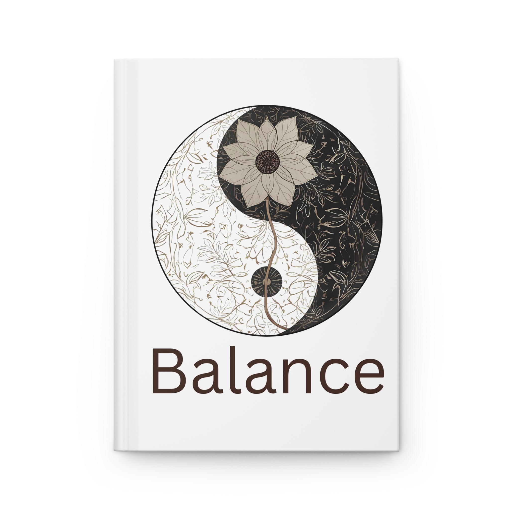 Balance Hardcover Journal - Inspirational Notebook, Gift for Writers, Creative Journal, Daily Planner, Self-Reflection Diary