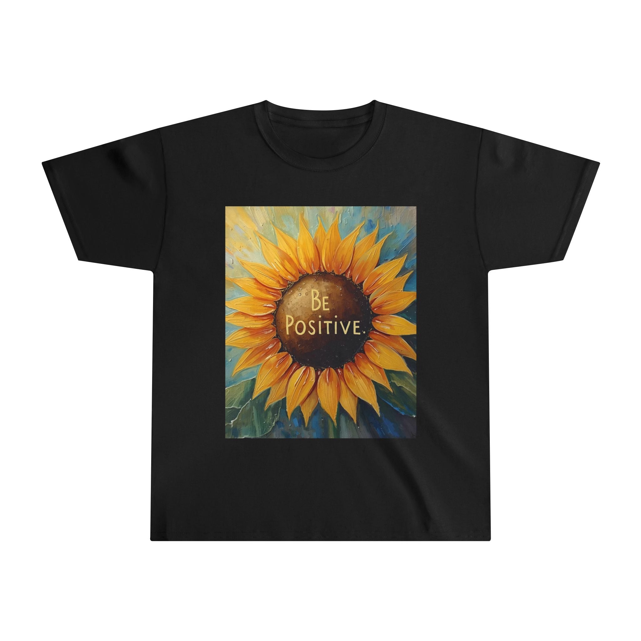 Youth Sunflower Positive Vibes Tee - Ascended Tees