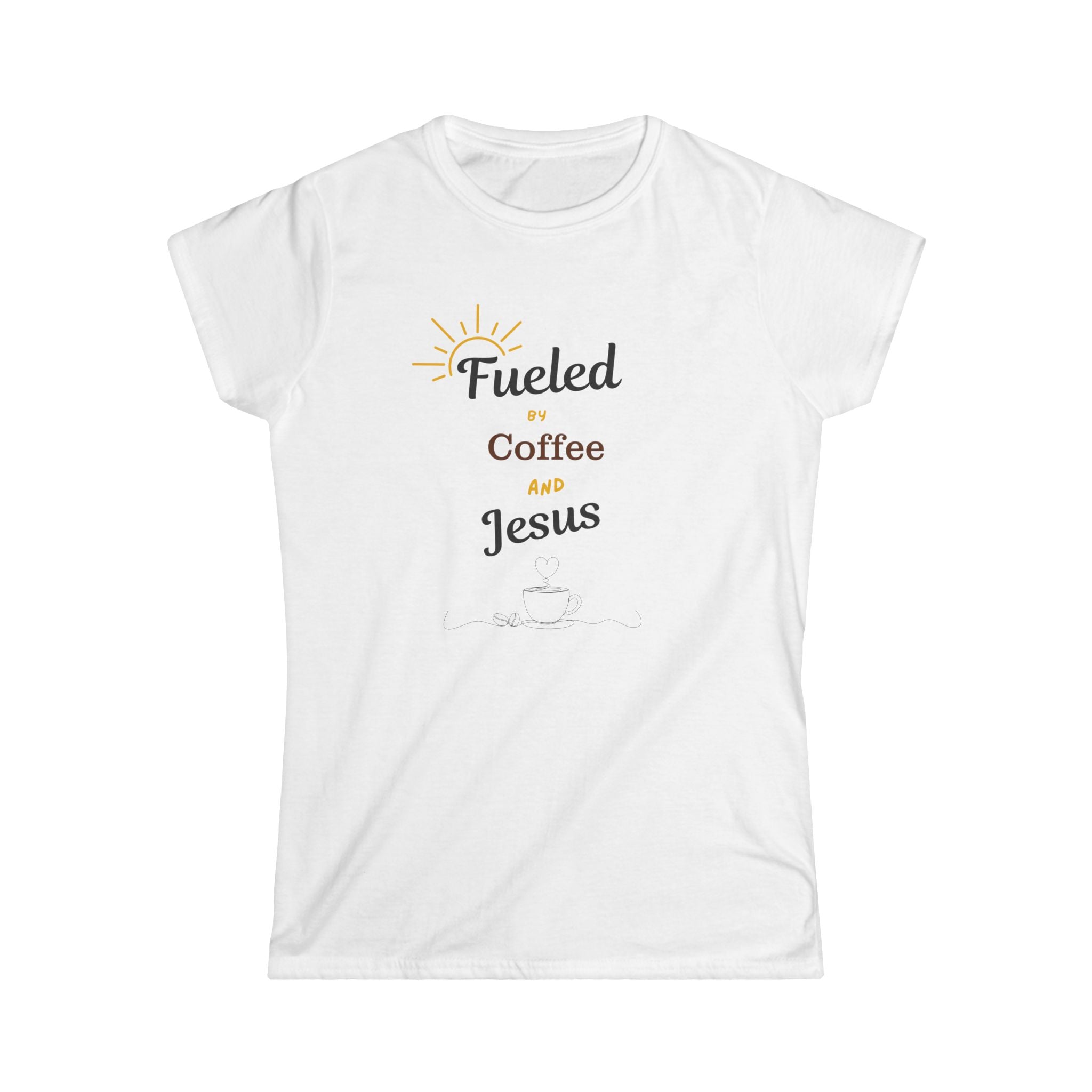 Women's Tee - Fueled by Coffee and Jesus
