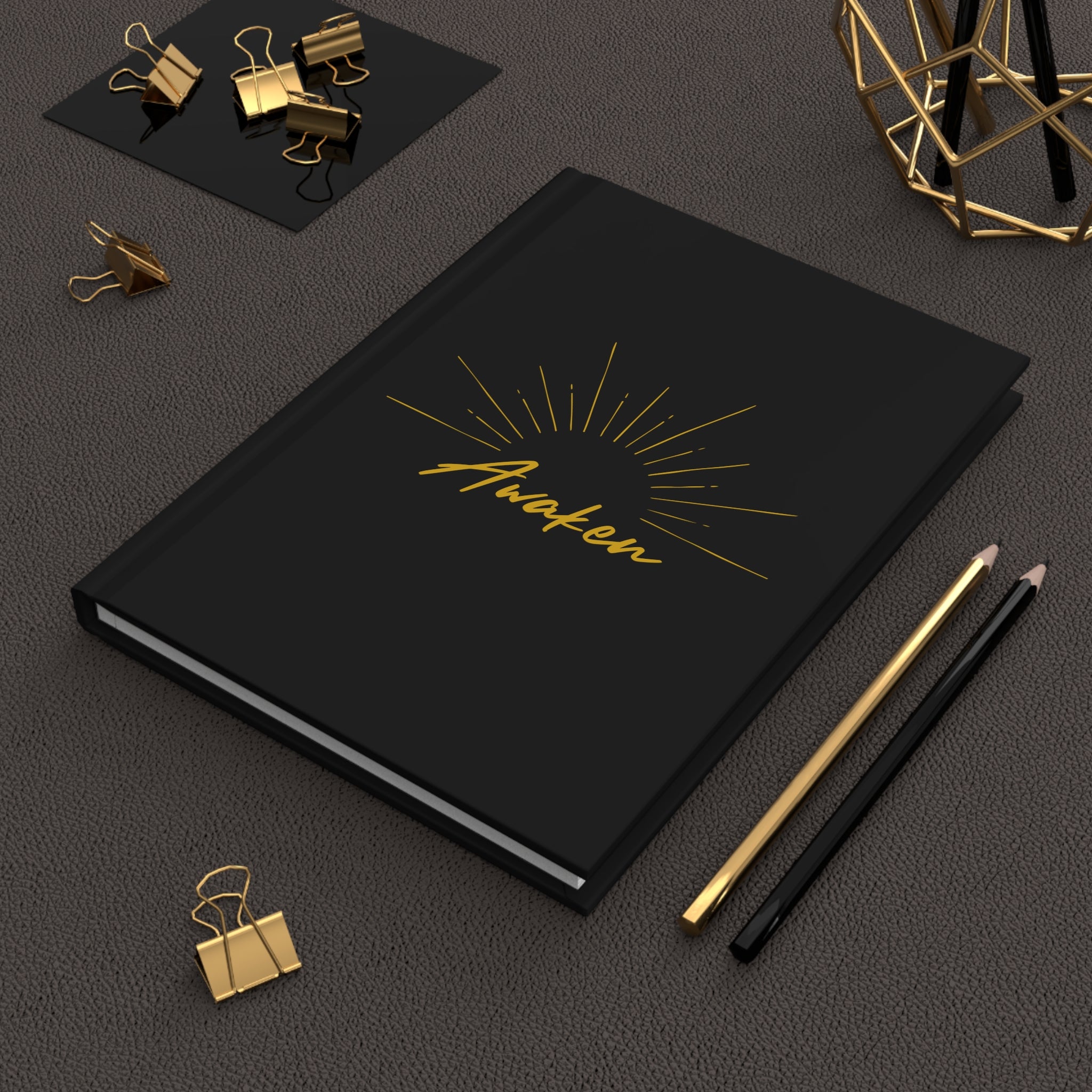 Awaken Hardcover Journal - Inspirational Notebook, Gift for Writers, Creative Journal, Daily Planner, Self-Reflection Diary