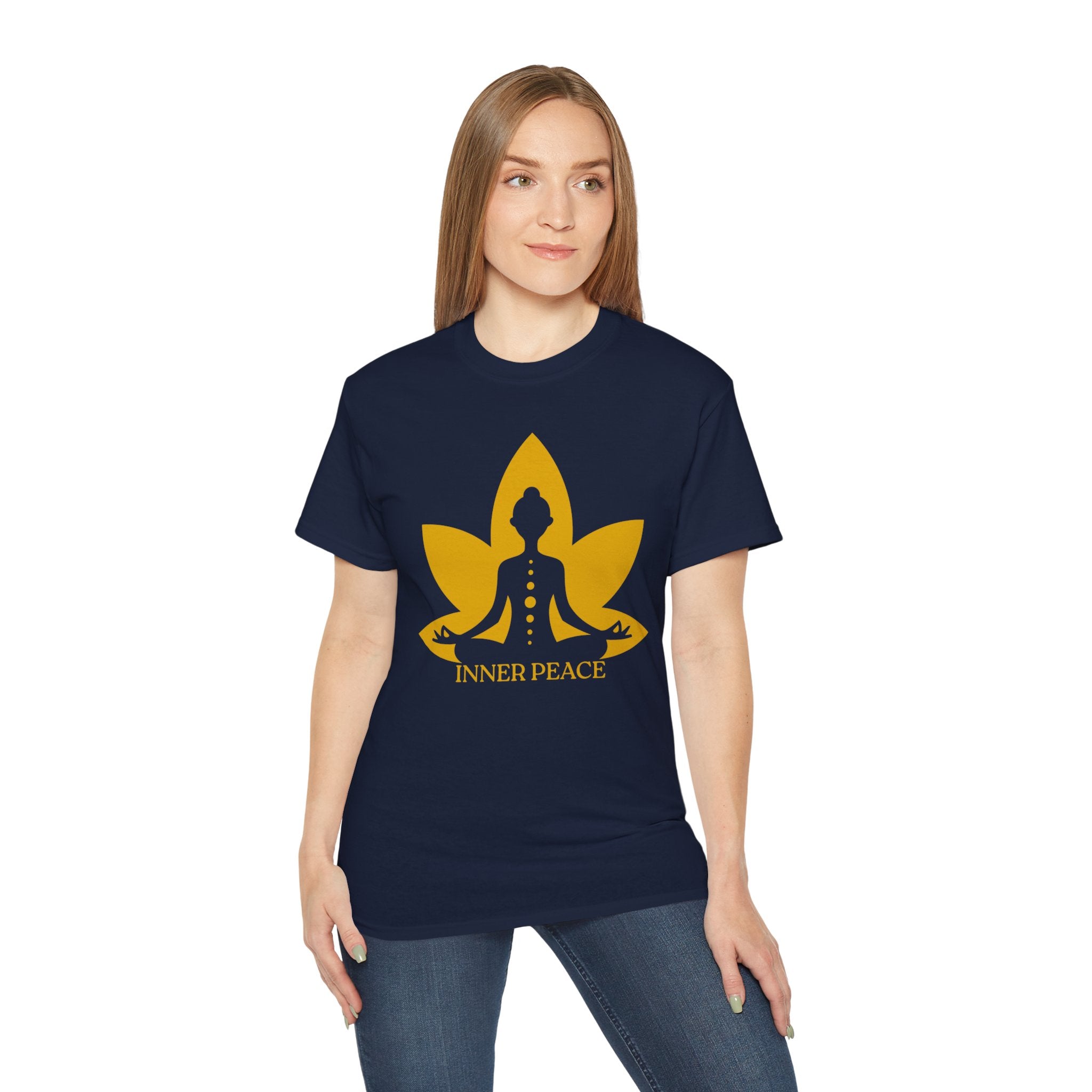 Meditation Inspired Unisex Tee - Inner Peace T-Shirt - Ascended Tees